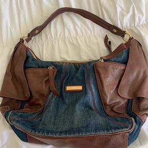 Isabella Fiore Leather and Denim bag